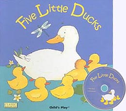 Five Little Ducks with CD Paperback Picture Book