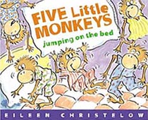 Five Little Monkeys Jumping on the Bed Hardcover Picture Book