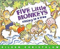 Five Little Monkeys Sitting in a Tree Hardcover Picture Book
