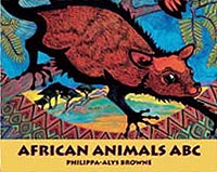 African Animals ABC Board Book