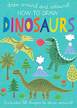 How to Draw Dinosaurs Hardcover Instruction Book