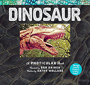 Photicular Dinosaur Book - Eight awesome dinosaurs in living motion