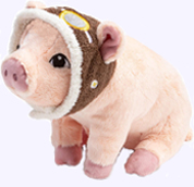 8 in. When Pigs Fly Plush