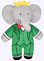 Babar Plush Doll and Celeste Plush Doll