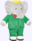 Babar the Elephant Plush Doll