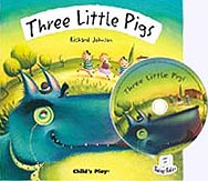 The Three Little Pigs Paperback w/CD