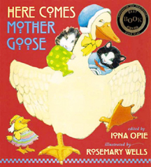 Here Comes Mother Goose Hardcover Picture Book