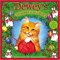 Dewey's Christmas at the Library Hardcover Picture Book