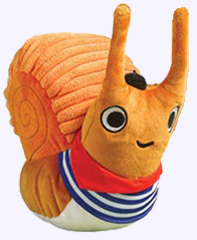 11 in. Escargot Plush Storybook Character