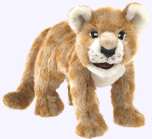 18 in. Lion Cub Hand Puppet