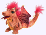 6 in. Fire Dragon Pocket Puppet