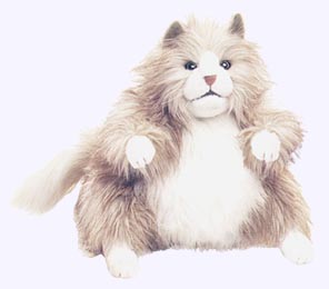 12 in. Fluffy Cat Puppet