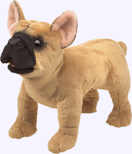 16 in. French Bulldog Puppet