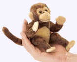 5 in. Monkey Finger Puppet