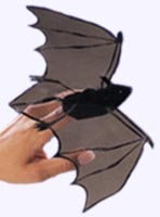 Bat Finger Puppet with 10 in. Wingspan