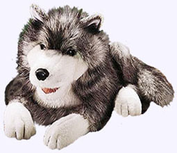 18 in. Timber Wolf Hand Puppet