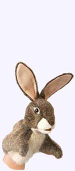 10 in. Hare Little Hand Puppet