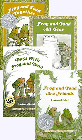 Collection of all four Frog and Toad Hardcover Picture Books; Days with Frog and Toad, Frog and Toad are Friends, Frog and Toad Together, and Frog and Toad All Year.
