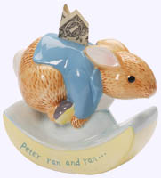 Classic Peter Rabbit ceramic Money Bank