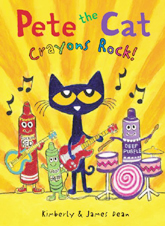 Pete the Cat Crayons Rock Hardcover Picture Book