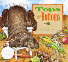 Tops & Bottoms Hardcover Picture Book
