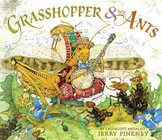 The Grasshopper & the Ants Hardcover Picture Book