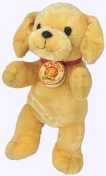 biscuit stuffed animal dog