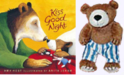 Kiss Good Night Board Book and Bear Plush