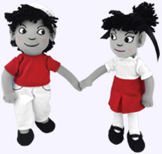 9 in. We're Going to be Friends Character Dolls
