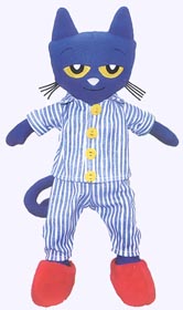 14.5 in. Pete the Cat Bedtime Blues Doll