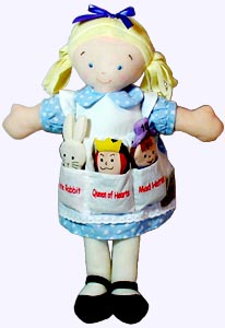 14 in. Alice in woderland Pocket Doll