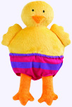 6 in. Plush Chick from Todd Parr Animals in Underwear Board Book