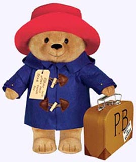 16 in. Large Paddington Bear Plush Storybook Character