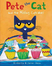 Pete the Cat and the Missing Cupcakes Hardcover Picture Book