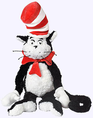 24 in. Cat in the Hat Plush Doll