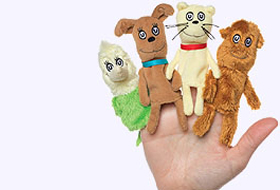 What Pet Should I Get? Finger Puppet Set