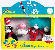 The Cat in the Hat Finger Puppet Set In Box