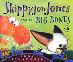 Skippyjon Jones and the Big Bones Hardcover Picture Book with CD.