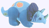 7 in. Triceratops Pocket Puppet