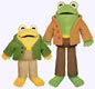 Frog and Toad Plush Dolls