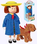 8 in. Poseable Vinyl Madeline Doll with Genvieve Dog