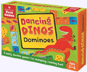 Dancing Dinos Dominoes Game