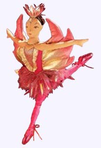 15 in. Firebird Ballerina Puppet.