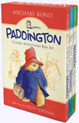 Paddington Classic Adventures Box Set - 3 Paperback Books in box.