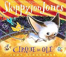 Skippyjon Jones Cirque de Ole Hardcover Picture Book with CD