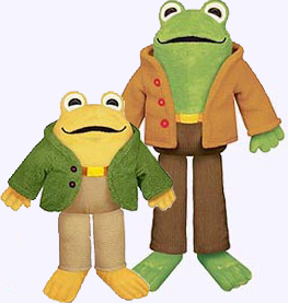 Frog and Toad Plush Dolls and Storybooks by Arnold Lobel
