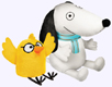 Number One Sam and Chick Soft Toys